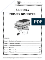 1ro SECUNDARIA Ã-LGEBRA PDF