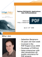 Testing PHP MySQL Applications with PHPUnit DbUnit Presentation