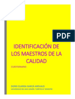 Identificación de Los Maestros de La Calidad Por Aportaciones PDF