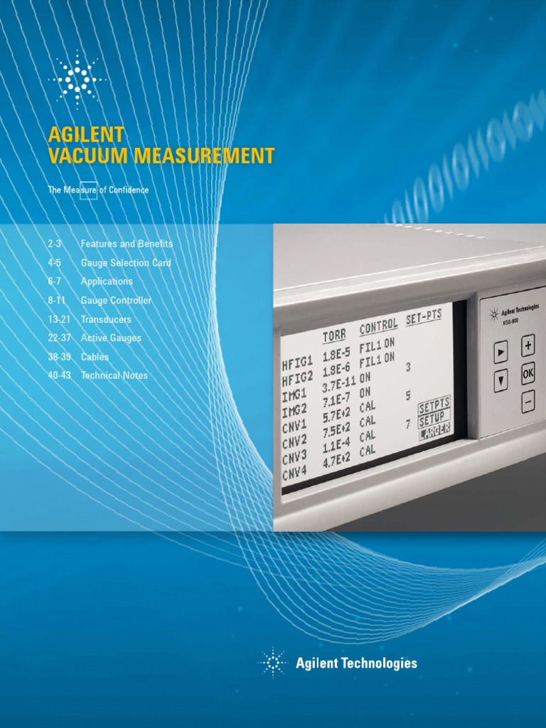 09 Vacuum Measurement | PDF | Pressure Measurement | Vacuum