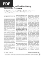 Lyerly&Kukla Risk, Values, And Decision Making Surrounding Pregnancy