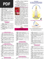 Programa Da Visita Da Imagem Peregrina Ao Porto Santo