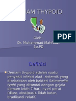 Demam Thypoid-Dr Mahfudz