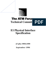 E1 Physical Interface