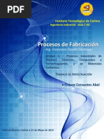 Procesos Industriales de Plásticos Térmicos, Compuestos y Termofraguantes, y Materiales Cerámicos