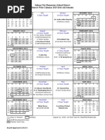 2014-2015 District Calendar | PDF | Academic Term | Secondary School