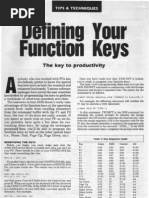 Download Defining Your Function Keys by anon-849268 SN267413 doc pdf