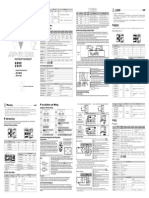 DVP PLC I/O Module Specifications