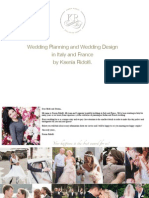 Wedding Planning and Wedding Design in Italy and France by Ksenia Ridolfi PDF