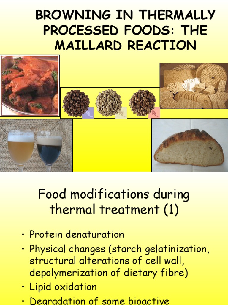 Maillard Reaction in Food Browning | PDF | Amine | Chemical Compounds