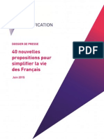 DP Faire Simple - 40 Propositions Pour Simplifier La Vie Des Français - Juin 2015