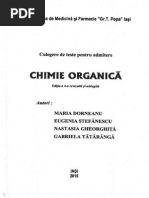 Teste-Chimie Organica Admitere Iasi 2015