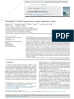 Developing CT Based Computational Models of Pediatric Femurs 2015 Journal of Biomechanics