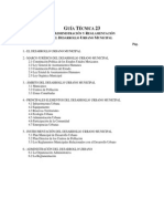 Guia23 La Administracion y Reglamentacion Del Desarrollo Urbano Municipal