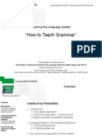 Teaching - Grammar (Tibo Oesterschulze)