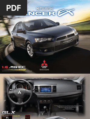 Mitsubishi Lancer Ex Mx Glx Manual Automatic Pdf Automatic Transmission Motor Vehicle