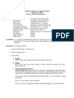 Graduate Curriculum Committee Agenda February 16, 2010