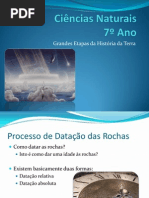 (5) - 2008 - 2009 - Ciências Naturais - 7º Ano - Terra, Um  Planeta com Vida - Etapas da História da Terra