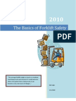The Basics of Forklift Safety