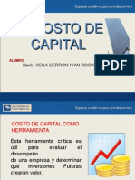 COSTO DE CAPITAL