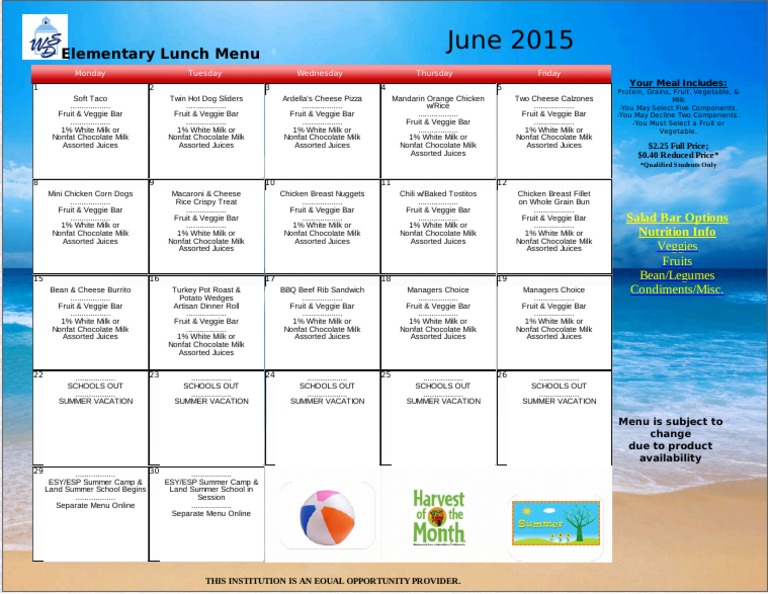 Elemlunchjune 2015 | PDF | Lifestyle