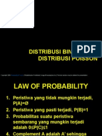 6 Distribusi Poisson Distribusi Binomial