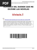 Download Romance Del Duende Que Me Escribe Las Novelas1 by JenniferJimenez SN267450522 doc pdf
