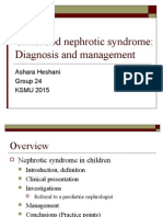1 Childhood Nephrotic Syndrome - Diagnosis and Management
