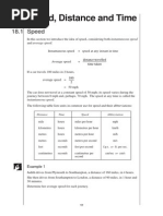 bk8 - 18 Maths Question Speed Distance TIme