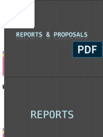 Topic 6- Reports and Proposals