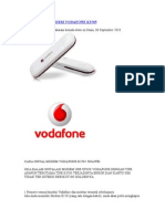 Cara Instal Modem Vodafone k3765