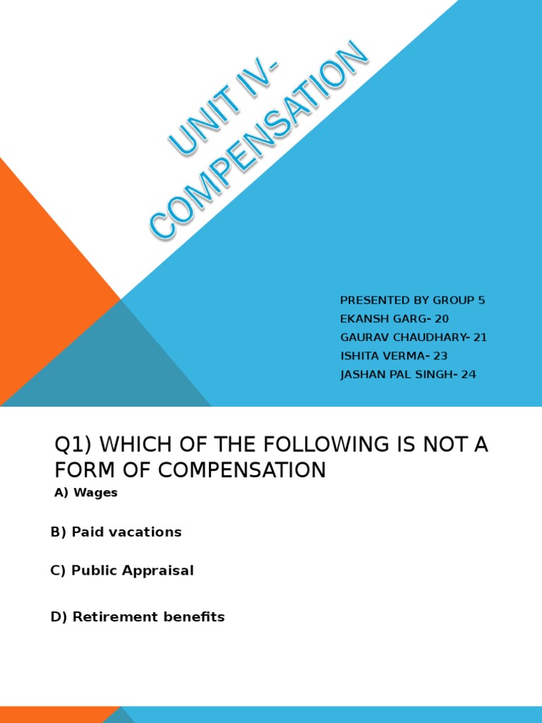 Understanding Compensation Structures | PDF | Wage | Employee Benefits
