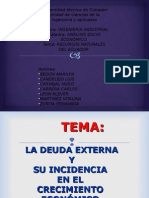 DEUDA EXTERNA