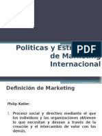 5. Politicas y Estrategias de Mkt Internacional