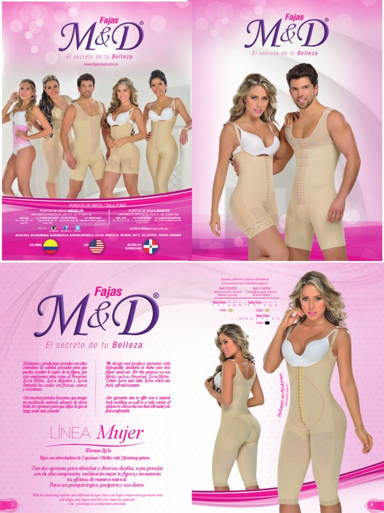 Catalogo Fajas Myd, PDF, Prenda interior