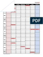 2015 Calendar Portrait Rolling