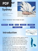 planning a trip to sydney