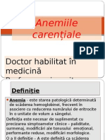 Anemia Carentiala