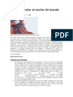 Cómo calcular el ancho de banda VoIP en  caracteres