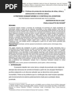 o pretenso humanitarismo e o controle da juventude