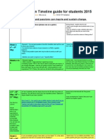 RCHK Exhibition Timeline Guide For Students 2015: Beliefs and Passions Can Inspire and Sustain Change