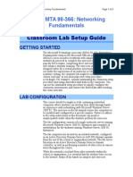 Classroom Lab Setup Guide98-366