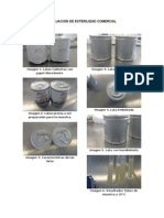 Evaluación esterilidad salchichas