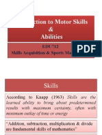 Introduction To Motor Skills & Abilities