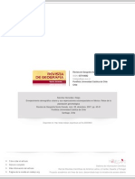 Envejecimiento Demográfico Urbano y Sus Repercusiones Socioespaciales en México. Retos de La Planeac