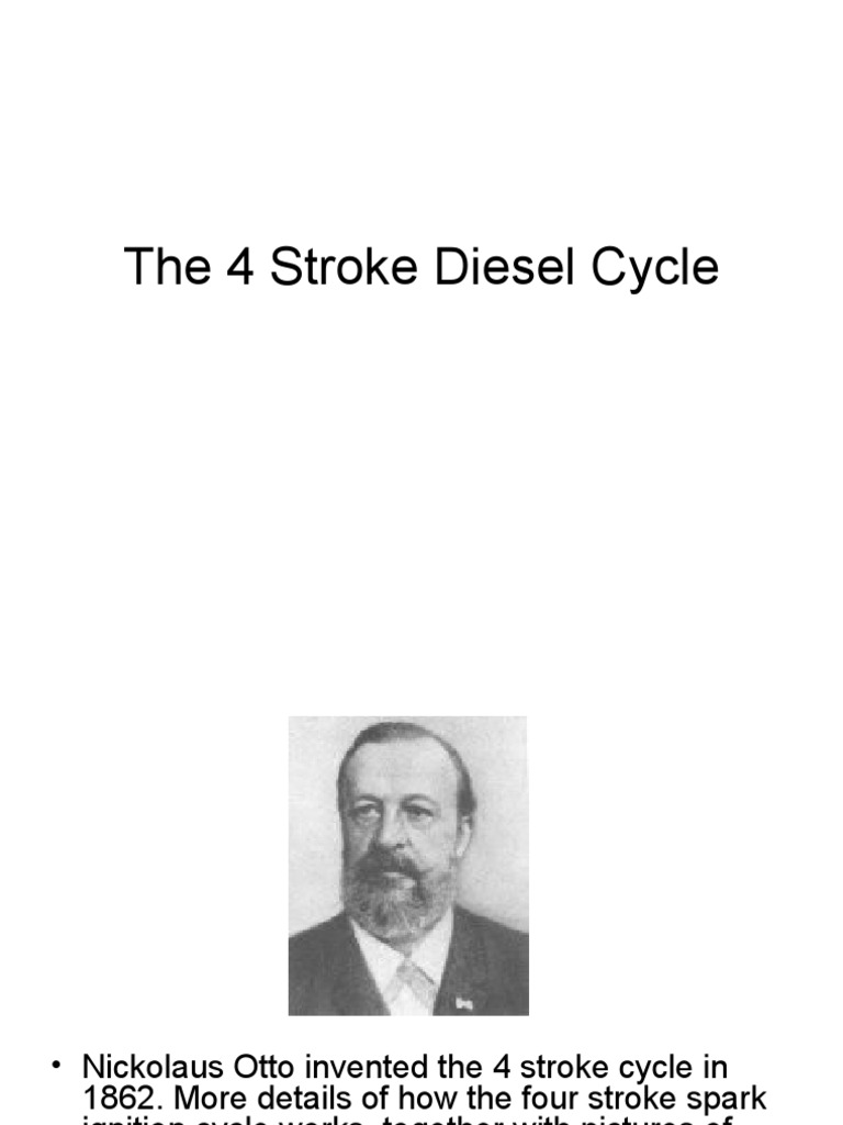The 4 Stroke Diesel Cycle | Download Free PDF | Diesel Engine ...