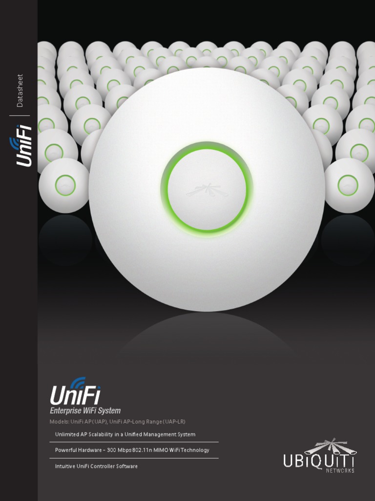 Enterprise Wifi System: Models: Unifi Ap (Uap), Unifi Ap-Long Range ...