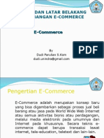 Definisi Dan Perkembangan E-Commerce