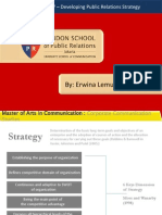 By: Erwina Lemuel: Kim Harisson Chapter 7 - Developing Public Relations Strategy