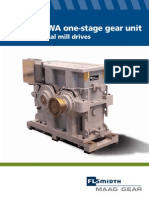 Maag WA One-Stage Gear Unit: For Horizontal Mill Drives